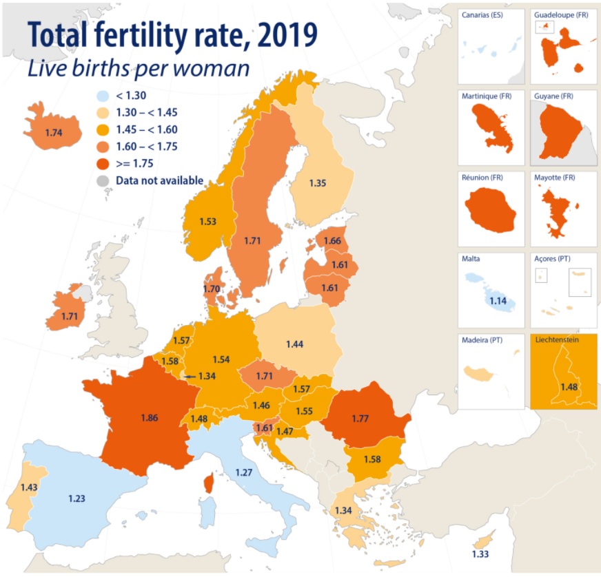 Idol Perforate episode Eurostat: România a avut, în 2019, a doua cea mai mare rată de fertilitate  din UE, după Franța. La nivelul Uniunii s-au născut peste patru milioane de  copii. - Biziday